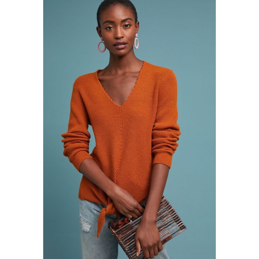 Anthropologie Freeport Ribbed Sweater